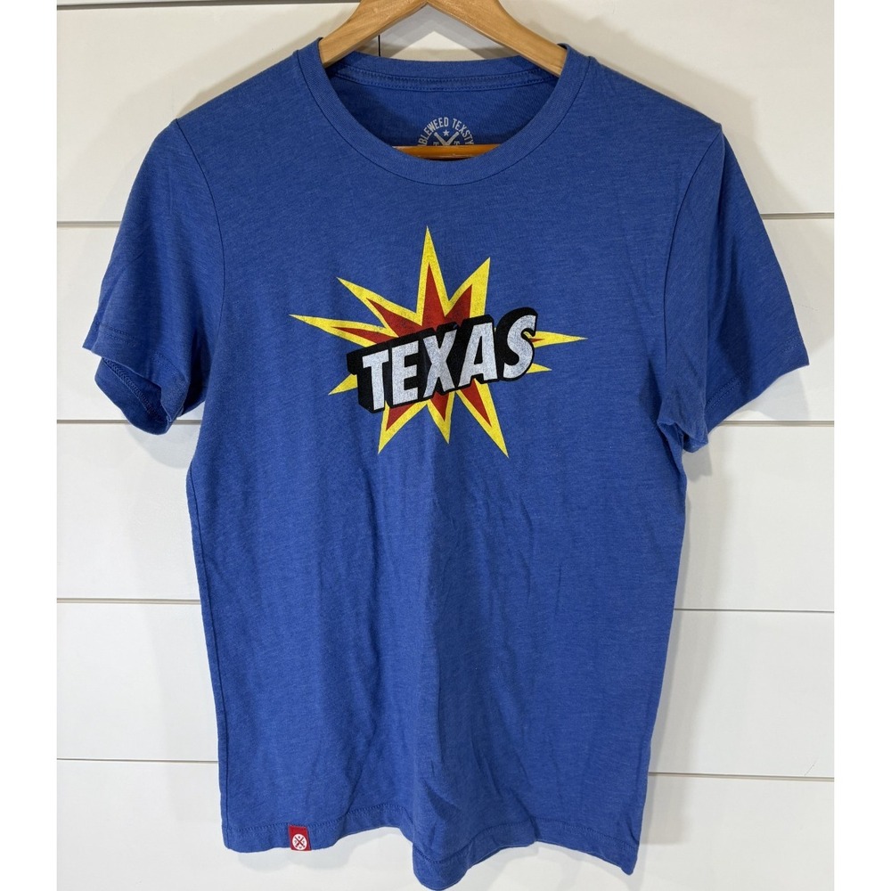 Tumbleweed Texstyles Texas TNT Blue Graphic T Shirt Men's Women's Medium M